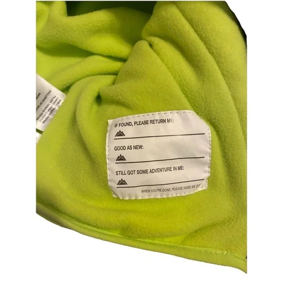 NEW! BOYS SNOZU HOODIE JACKET INNER FLEECE AND KNIT BEANIE BLUE,GREEN SIZE 6 - Picture 10 of 13